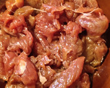 A picture of step 3 of Sliced Beef in Leeks.