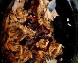 A picture of step 4 of My Slow cooked Pulled Pork. 😍.