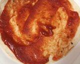 A picture of step 1 of Pizza Lunchable.