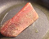 A picture of step 9 of Bonito Garlic Steak.