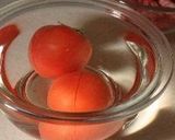 A picture of step 1 of Tomato Bruschetta.