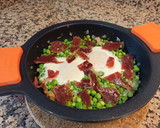Foto del paso 5 de la receta: Guisantes con jamón y huevos