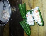 A picture of step 4 of Poppers with a twist.