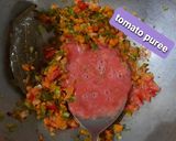 A picture of step 5 of Tomato rice.