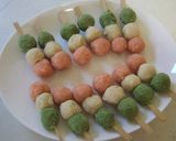 A picture of step 6 of Tri-Colored Potato Dango (For Flower Viewing ).