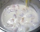 A picture of step 1 of Fruit Yogurt Agar (Kanten).