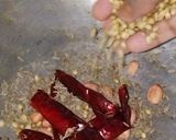 A picture of step 2 of Thotakura Tomato Curry.