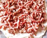Une image de l'étape 2 de Tarte fine au fromage de tête et lardons 😋.
