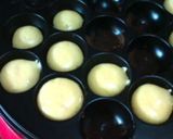 A picture of step 2 of Baby Castella Using a Takoyaki Maker.