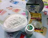 Hình bước làm 1 của món Bánh bao Kim sa