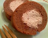 A picture of step 14 of Swiss Roll Cake in a Frying Pan.