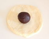 A picture of step 8 of Sakura Anpan (Sweet Bean Paste Filled Buns with Cherry Blossoms) with a Bread Machine.