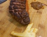 Foto del paso 6 de la receta: Magret de pato con salsa de naranja y patatas fritas