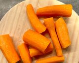 Foto del paso 1 de la receta: Zanahorias especiadas en airfryer 🥕