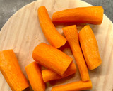 Foto del paso 1 de la receta: Zanahorias especiadas en airfryer 🥕
