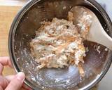 Japanese persimmon salad dressed with "Tofu" recipe step 4 photo
