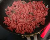 A picture of step 1 of Lasagna for Christmas Dinner.