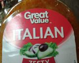 A picture of step 1 of Twice cooked chicken in zesty Italian dressing with side of spicy chicken skins.
