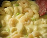 A picture of step 8 of Okara Gnocchi with Prawn and Soy Milk Cream Sauce.