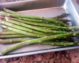 A picture of step 2 of Our Family Famous Crunchy Asparagus Parmesan.