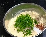 A picture of step 1 of Baisan ke parathay.