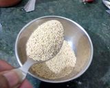 A picture of step 1 of Bengali Aloo Posto.