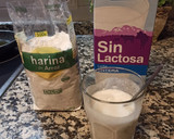 Foto del paso 2 de la receta: Natillas con harina de arroz y nueces. Sin lactosa