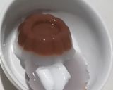 Foto langkah ke 4 dari resep Pudding Coklat Kelapa.