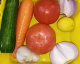 A picture of step 1 of Salad with yohurt.