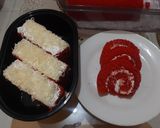 Foto langkah ke 8 dari resep 46. Red Velvet Gulung Putih Telur.