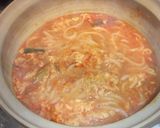 A picture of step 13 of Delicious Mild Miso Kimchi Hot Pot.