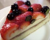 A picture of step 8 of German Dessert: Strawberry & Blueberry Tart.