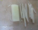 A picture of step 7 of How to Make Shredded White Leek.