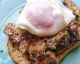 Creamy Garlic Mushrooms on Toast, (with a poached egg) recipe step 7 photo
