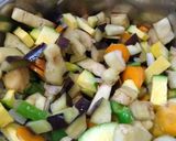Foto del paso 1 de la receta: Ensalada tibia de vegetales con mayonesa de remolacha