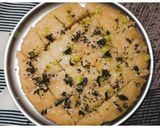 A picture of step 6 of Rava Dhokla.