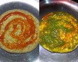 A picture of step 3 of Healthy roti pizza.