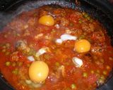 A picture of step 6 of Lamb and Egg Meatball Tajine (Kofta Tajine).