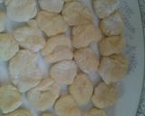 A picture of step 3 of Homemade Spatzel - egg noodles.