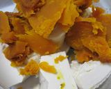 A picture of step 2 of Diet Pumpkin Tofu Kanten.