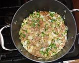 A picture of step 3 of Fire Department Chili.
