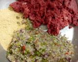 A picture of step 1 of Tempting Meat Balls by Nancy.