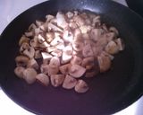A picture of step 4 of Sauteed Rosemary Mushrooms.