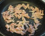 A picture of step 2 of Spinach, Tomato, and Cheese Western Omelet.