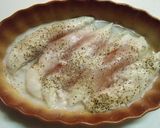 A picture of step 4 of Healthy Sake-steamed Chicken Tenders with Cabbage.