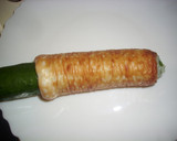 A picture of step 2 of Chikuwa with Cucumber.
