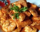 Foto langkah ke 3 dari resep Udang tahu saus padang.
