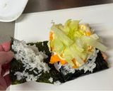 A picture of step 6 of Japanese Rice Sandwich (Onigirazu).