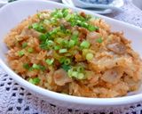 A picture of step 5 of Pork Kimchi Cooked Rice for Parties.