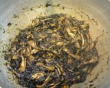 A picture of step 2 of Maitake Mushrooms and Nori Seaweed Tsukudani.
